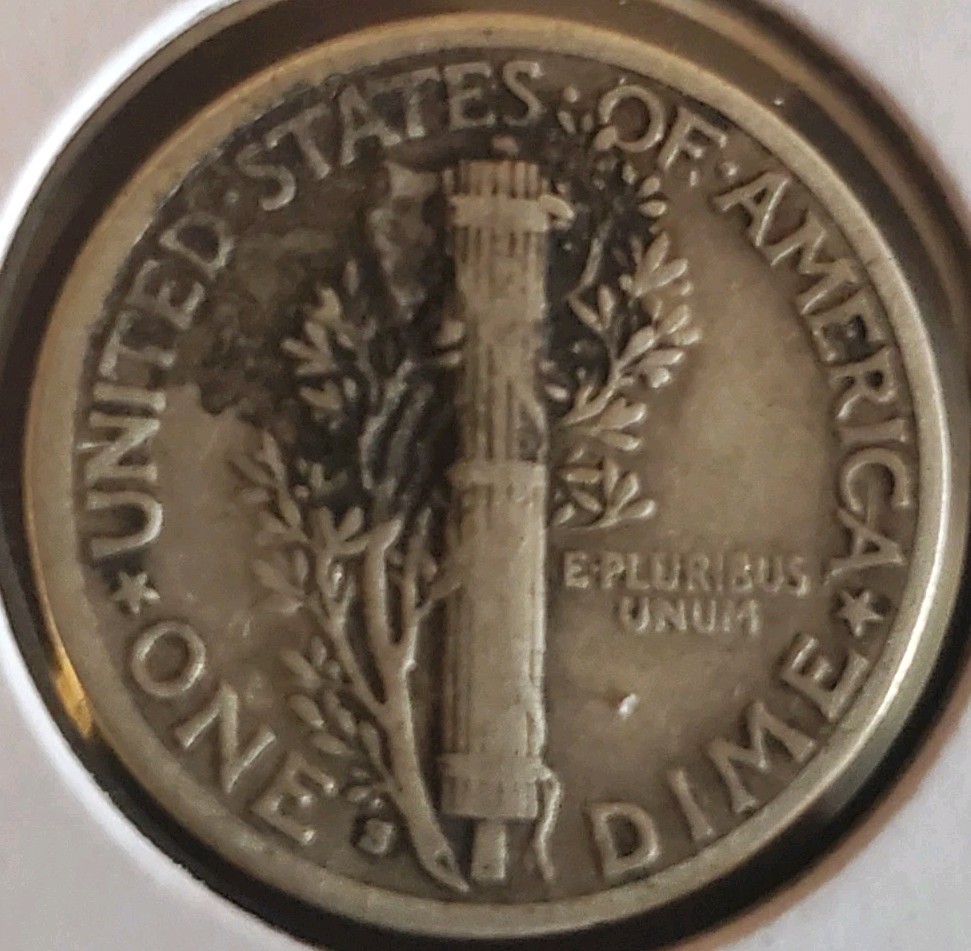 1928 S Silver Mercury Dime Circulated