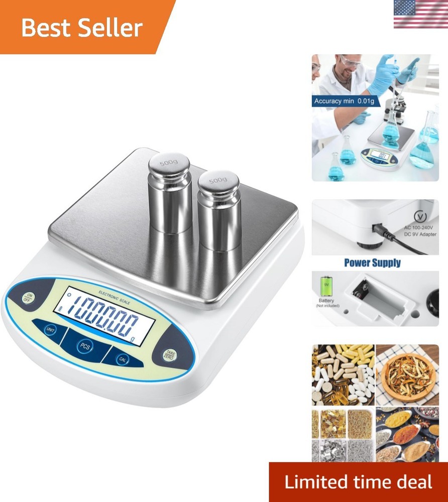 Mini 6000g High Precision Digital Scale with Quick Unit Conversion for All Needs