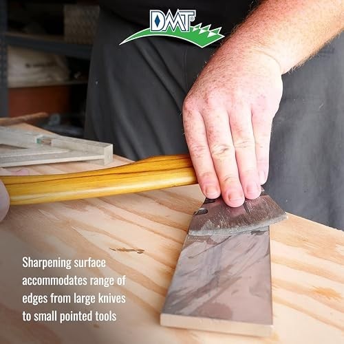 DMT D8C Dia-Sharp Bench Stone, Diamond Knife Sharpener, Coarse (325), Flat Sharp