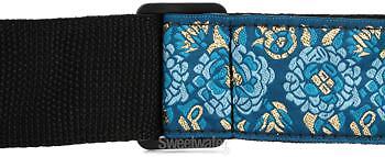 Levy's M8AS Jacquard Weave Guitar Strap - Blue