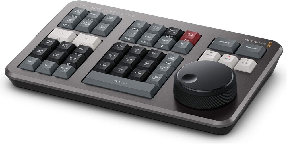 Blackmagic DaVinci Resolve Speed Editor – Compact Editing Keyboard – New