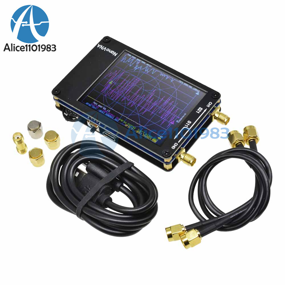 NanoVNA Vector Network Analyzer 2.8" HF VHF UHF Antenna Analyzer 50KHz-900MHz