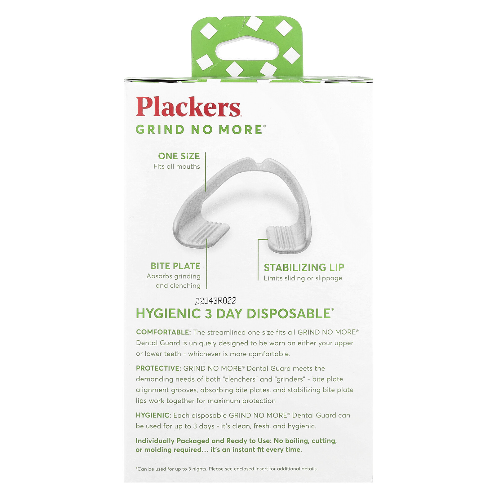 Grind No More®, Disposable, Dental Guards, 16 Count