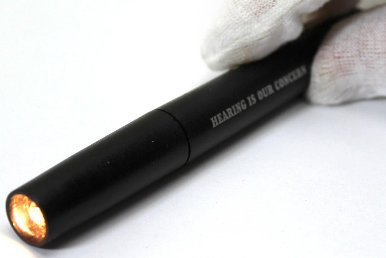 Vintage Adva Lite "HEARING IS OUR CONCERN" Exam Penlight Flashlight Made in USA