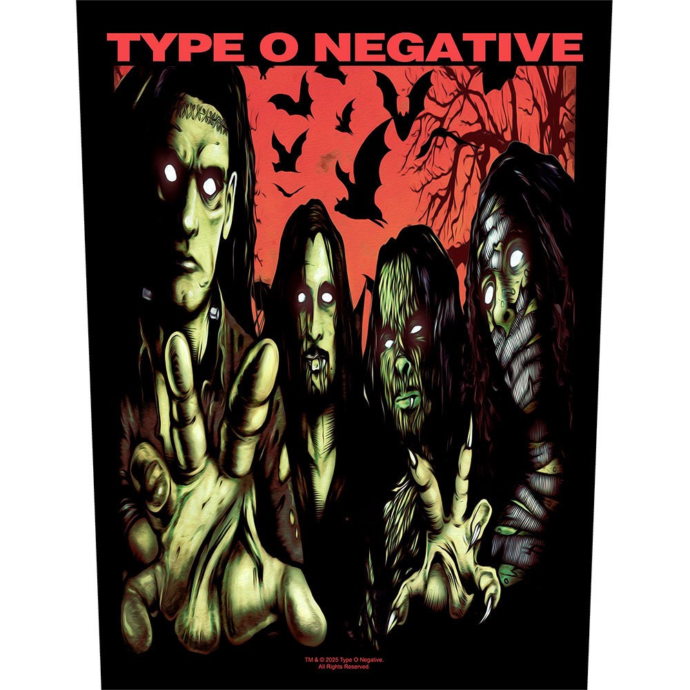 Men's Type O Negative Halloween Back Patch