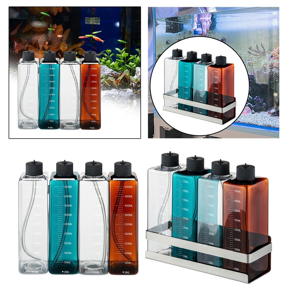4 Pieces Seawater Tank Titration Bottle Multiuse Portable