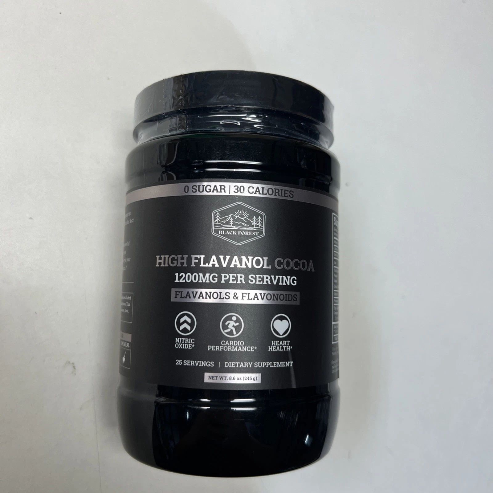 Black Forest High Flavanol Cocoa Powder and Flavonoids Supplements 1200mg