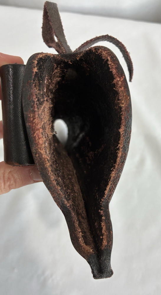 Tooled Leather Gun Holster Western Marked 152