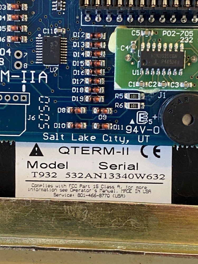 Bruker QTERM-II Handheld Interface Controller Part T932