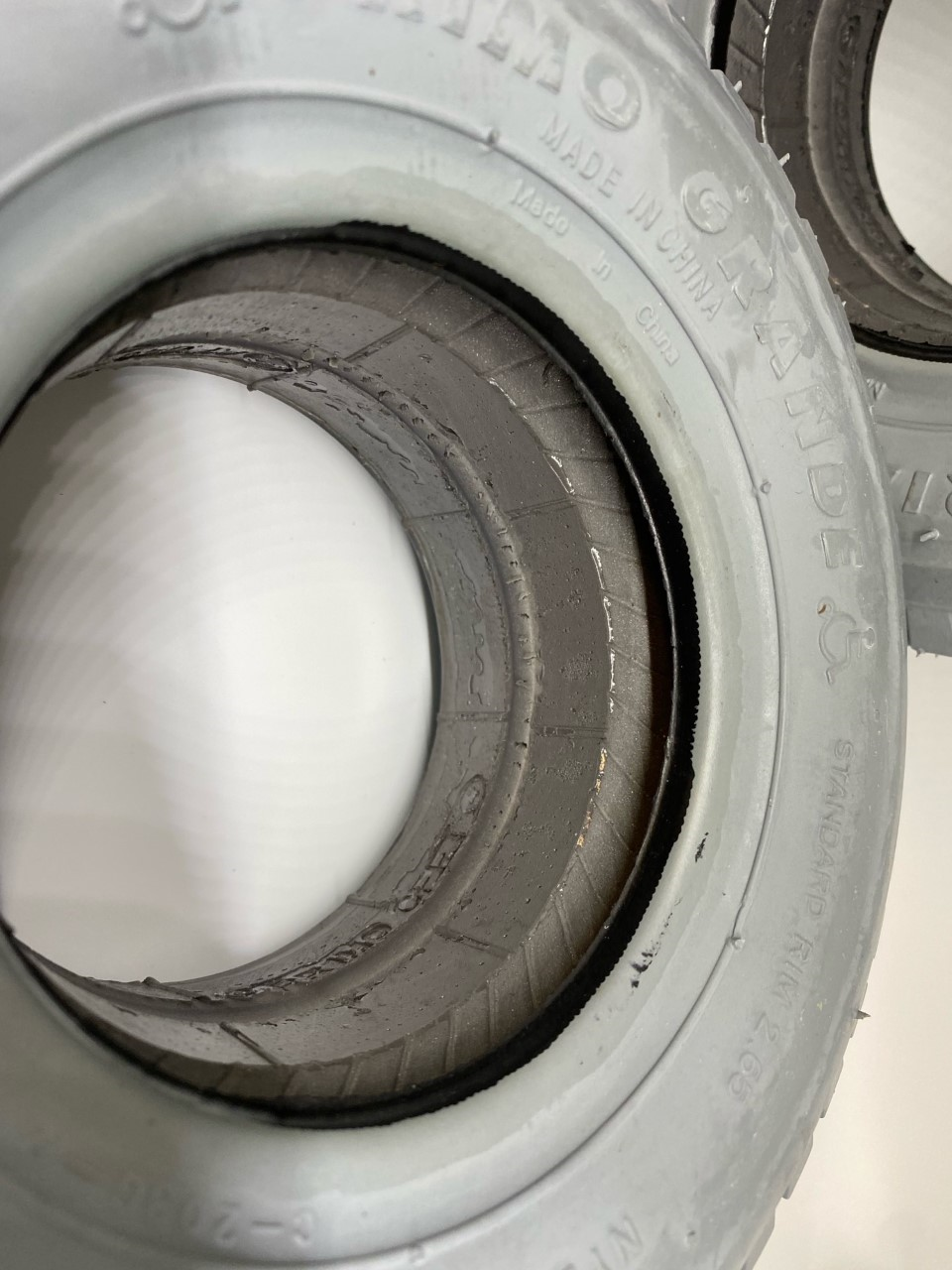 9" X 3.50" Solid Foam Filled Tire hoveround wheelchair MPV4 MPV5 - Pair