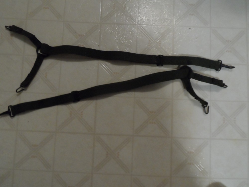 SUSPENDERS FIELD PACK USMC  1968  NOS