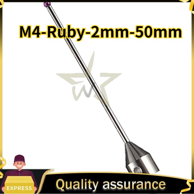 M4 CMM Stylus Thread 2mm Ruby Ball 50mm Length Original Quality Goods Fast Ship