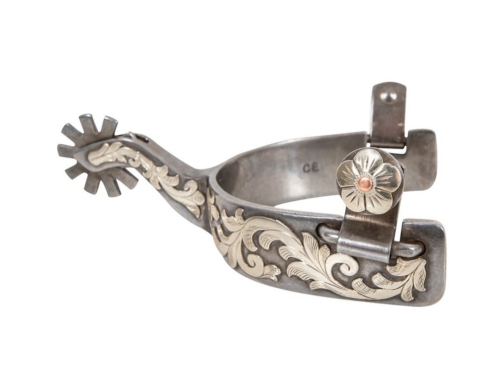Classic Equine Spurs Performance Scroll Grayed Iron SPURPH2411410