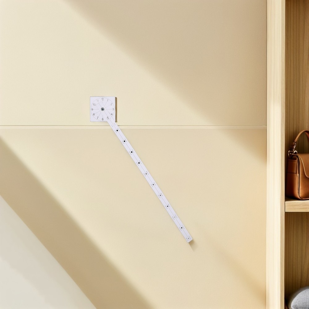 6 PCS Decorative Clock Positioning Scale DIY Wall Graduated Paper