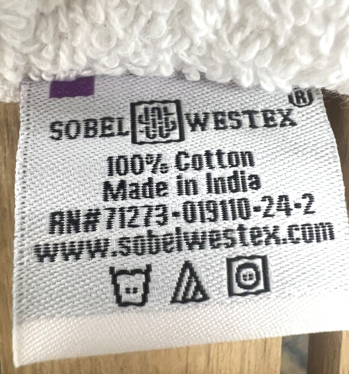 Lot of 12 Hilton Sobel Westex White Washcloths 100% Cotton 12” x 12”