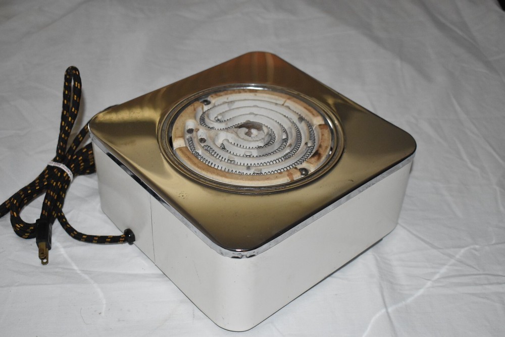 Vintage Dominion Table Range Single electric burner Tested EUC