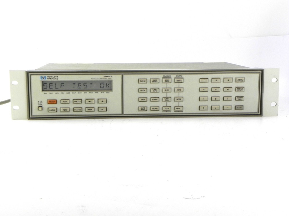 Keysight 3488A Switch/Control Unit with 4ea 44471A, 1ea 44472A