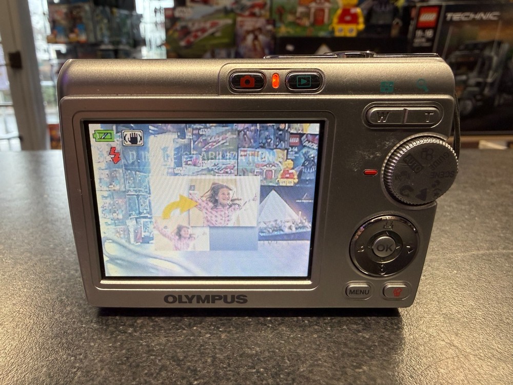 Olympus Digital Camera X-760 6.0MP Silver Tested