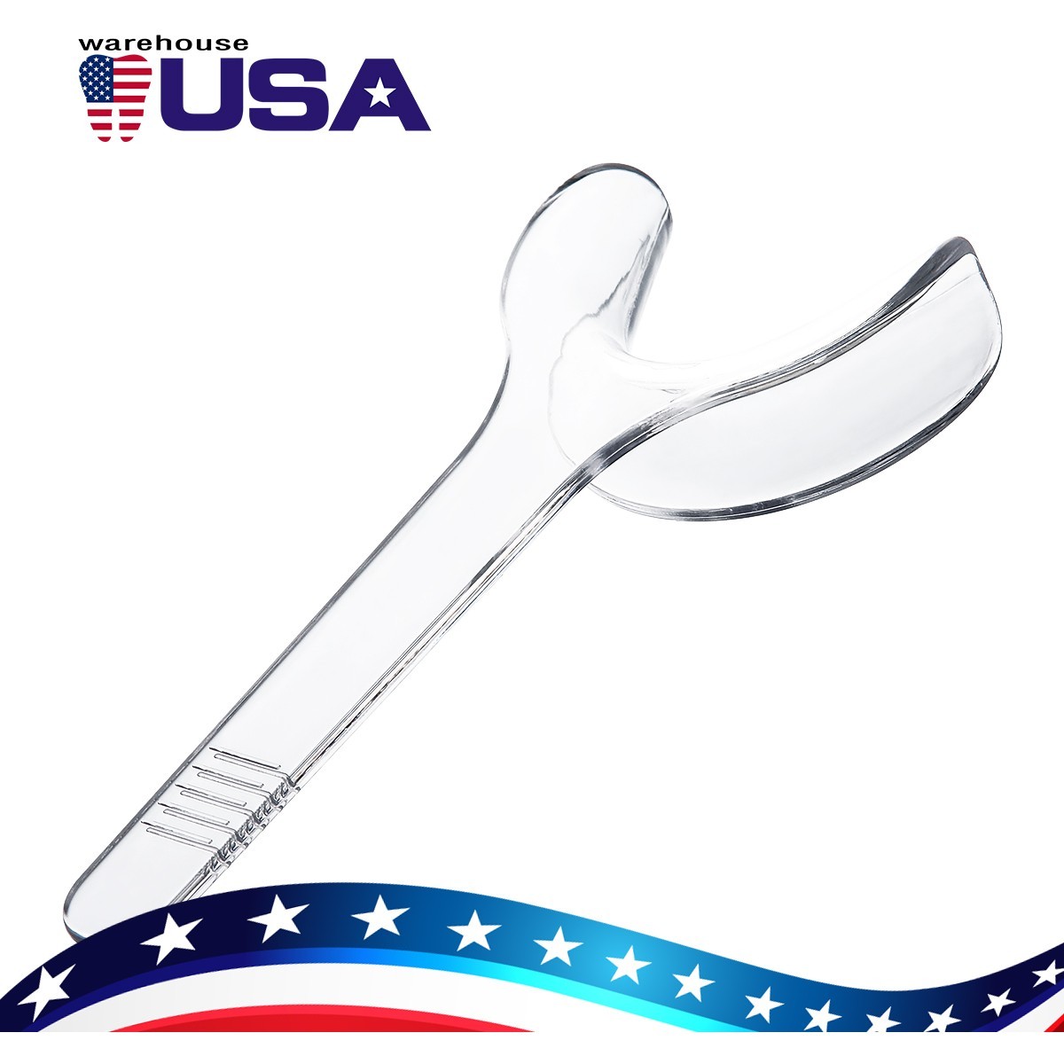 10Pcs Dental Transparent Mouth Opener Lip Cheek Retractor Mouth Spreader