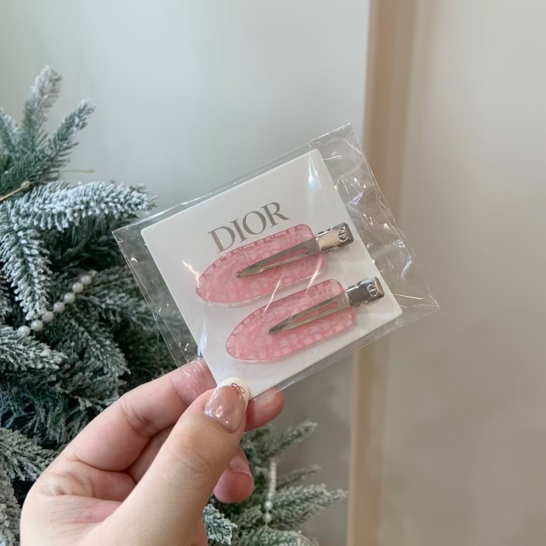 DiorBeauty Backstage Pink Hair Clips Get Ready 2 Piece Set Novelty GWP NEW