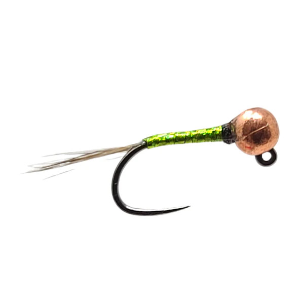 Olive Flash Perdigon - Fly Fishing Flies (1 pc)