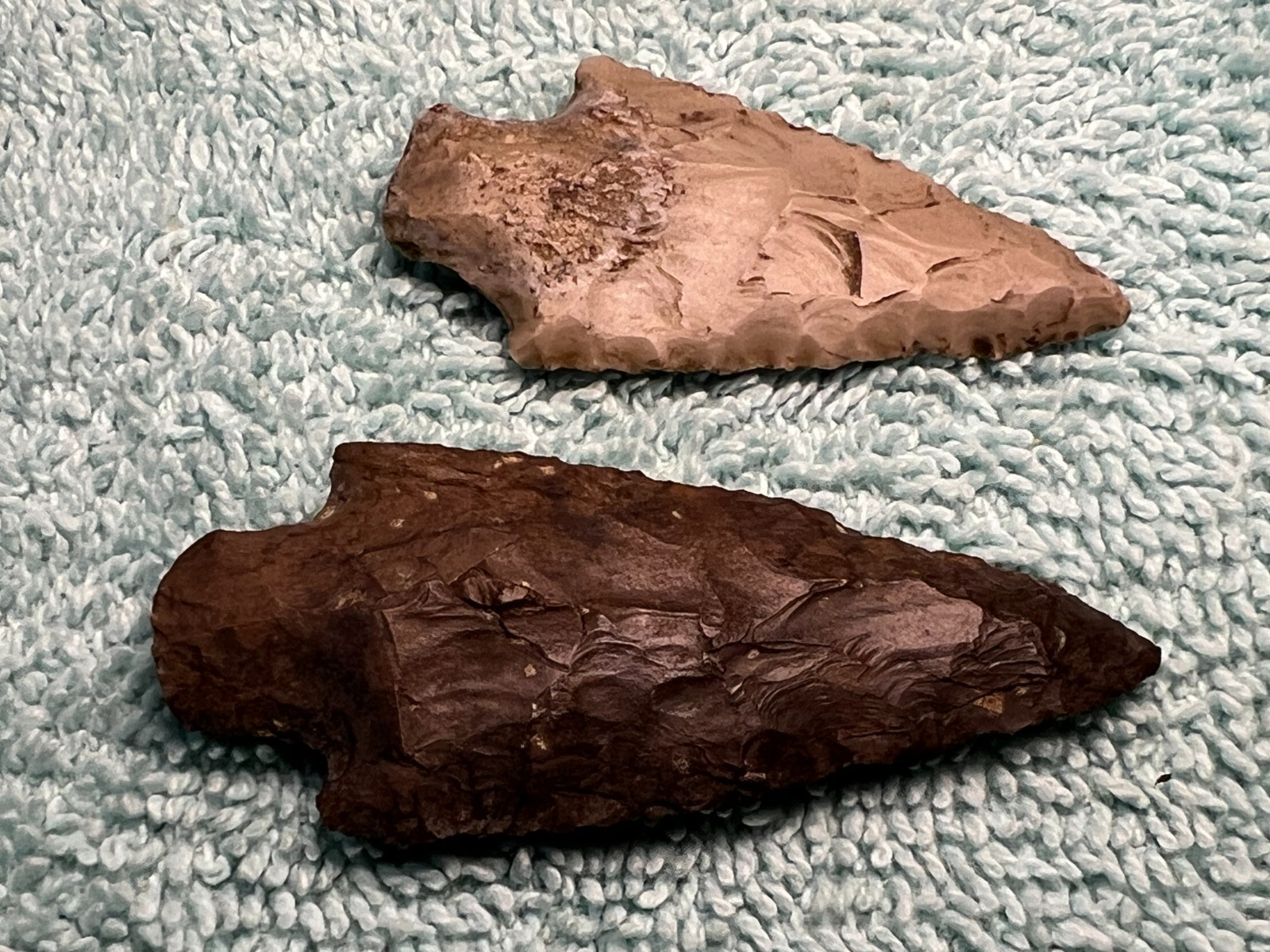 North American Adena Point Ohio Arrowheads (Lot of 2)
