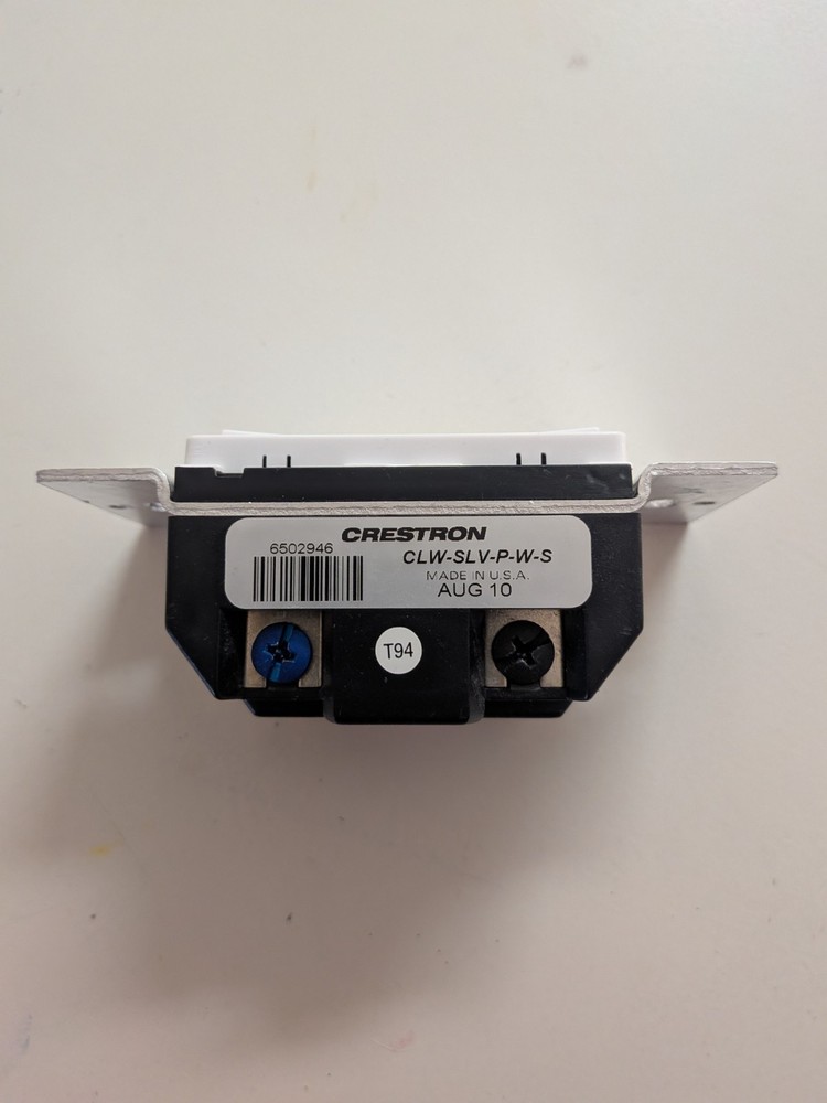 Crestron CLW-SLV-P-W-S