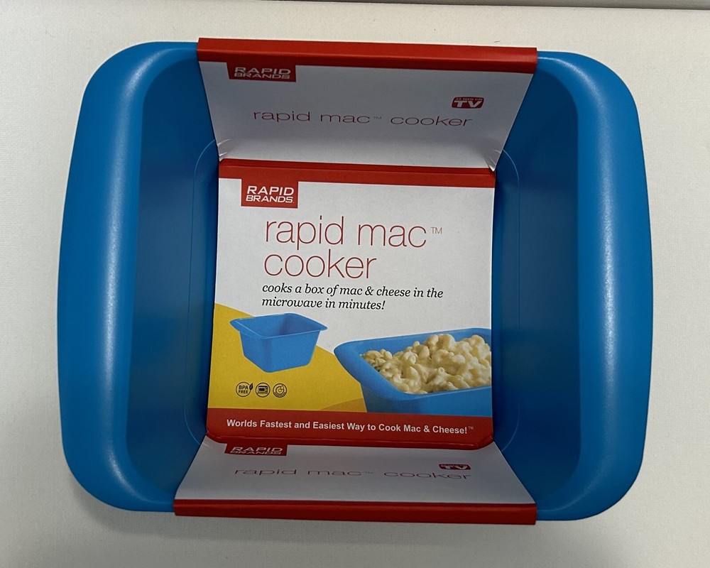 Rapid Mac Cooker Microwave Macaroni & Cheese 1 pack FREE SHIP!!!!!