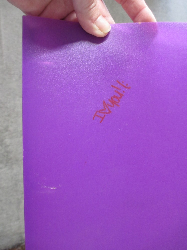 Standard Size 3 Ring Binder, Purple, Unbranded