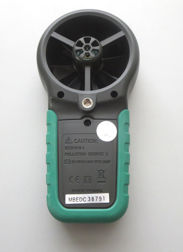 MASTECH MS6252B Digital Anemometer Air Wind Speed Velocity Meter