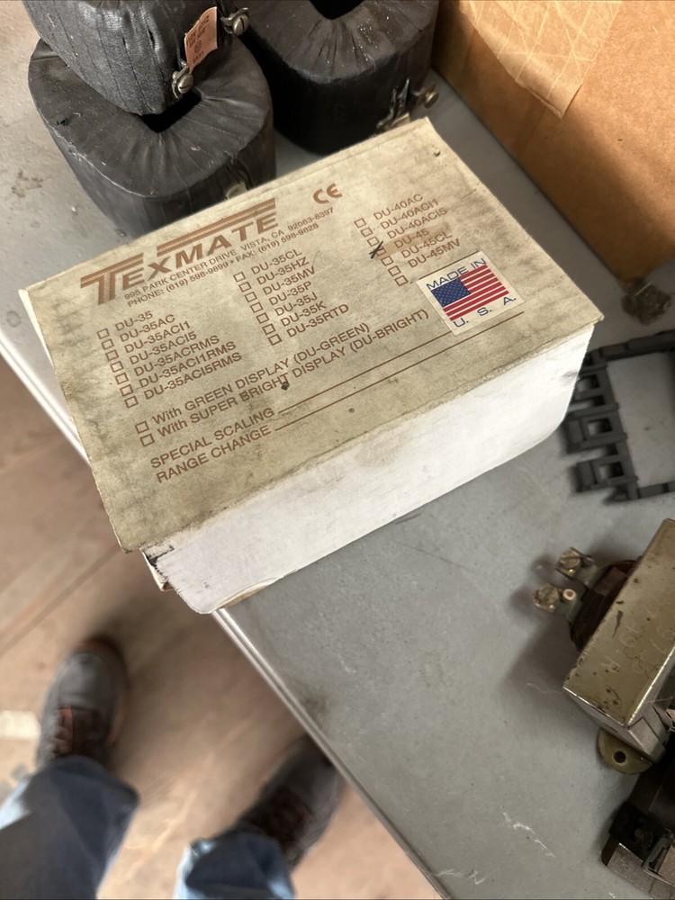 Texmate DU-45 Digital Panel Meters FNOB