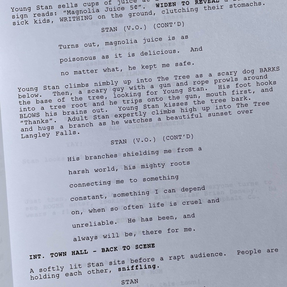 American Dad Scott Grimes Steve Smith 2014 Production Used Table Draft Script