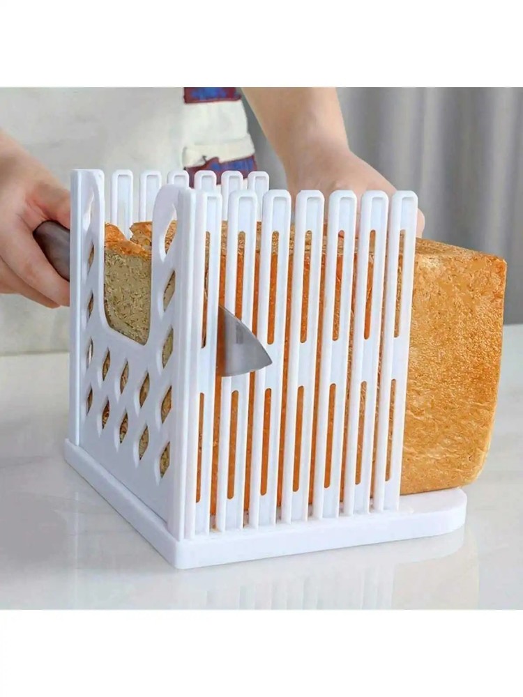 Adjustable Bread Slicer Guide Foldable Cutter for Homemade Bread Tool