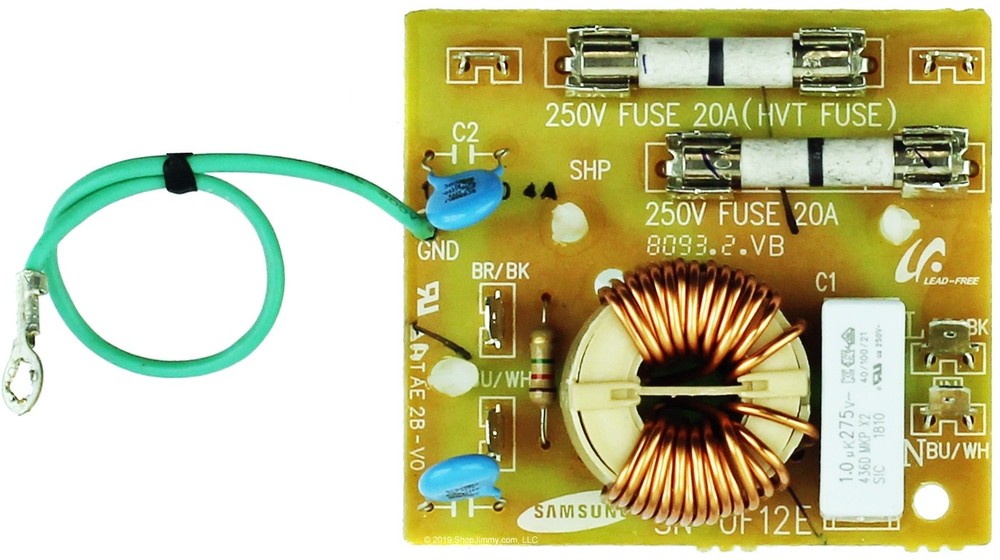 Samsung Oven DE96-00400E Noise Filter Assembly