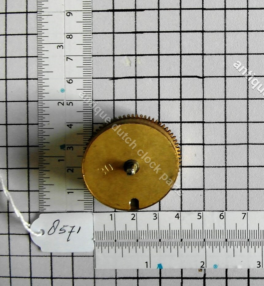 FHS/HERMLE/UCW CLOCKWORK MAINSPRING BARREL MARKED 30