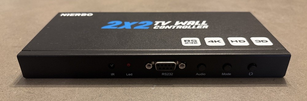 NIERBO 2x2 HDMI Video Wall Controller, 4K HD Display