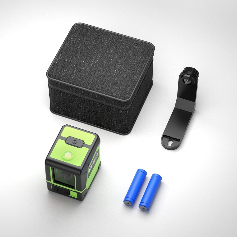 Self-Leveling Green Laser Level – 360° Rotation, Vertical & Horizontal Lines