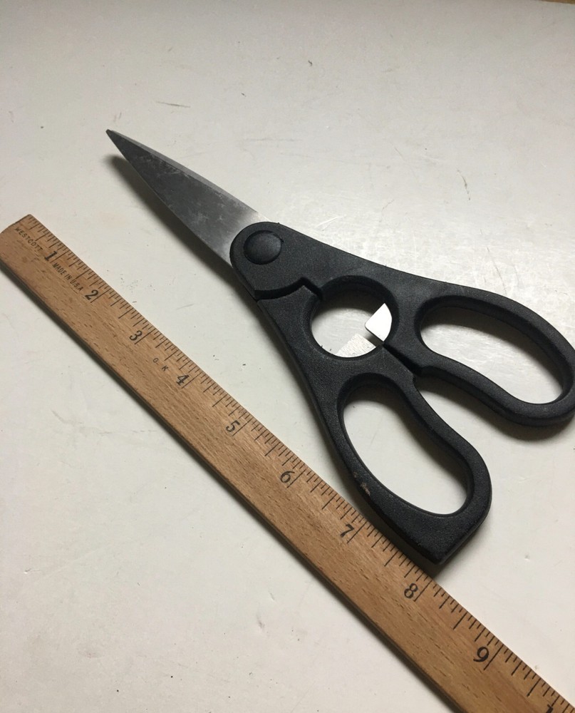 Farberware Multipurpose Scissors Open Bottle Caps Cuts paper & Fabric Stainless