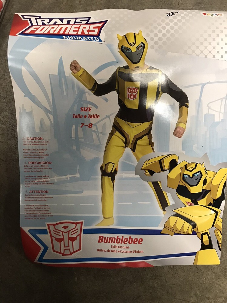 Transformers Bumblebee Costume Child S 7-8
