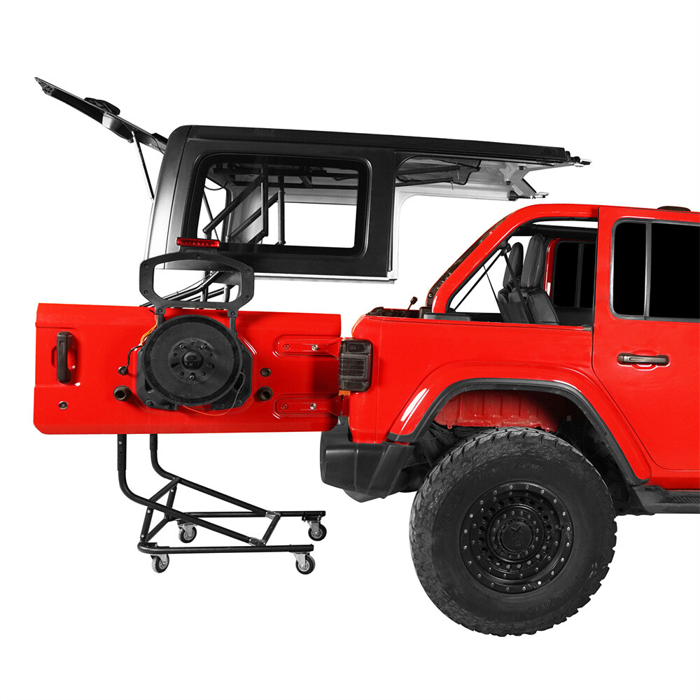 Hardtop Storage Removal Lift Cart Fit 97-24 Jeep Wrangler TJ JK JL & Ford Bronco