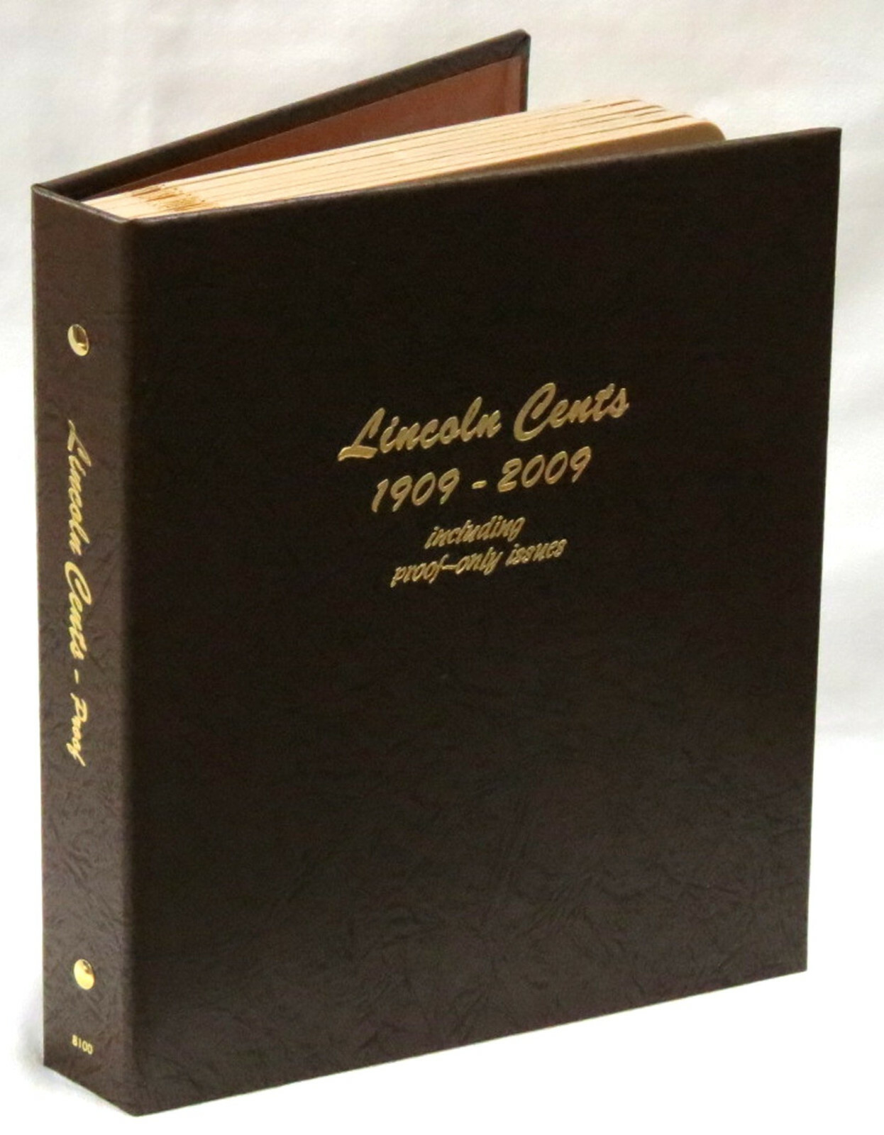 Dansco Album 8100 Lincoln Cent 1909-2009 including Proofs-Only  Book  Penny