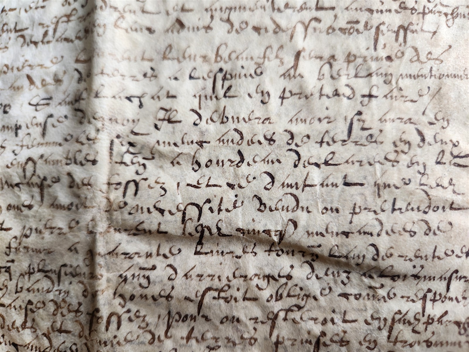 1617 MANUSCRIPT on VELLUM ANTIQUE LEGAL DOCUMENT in Spanish 24 pages