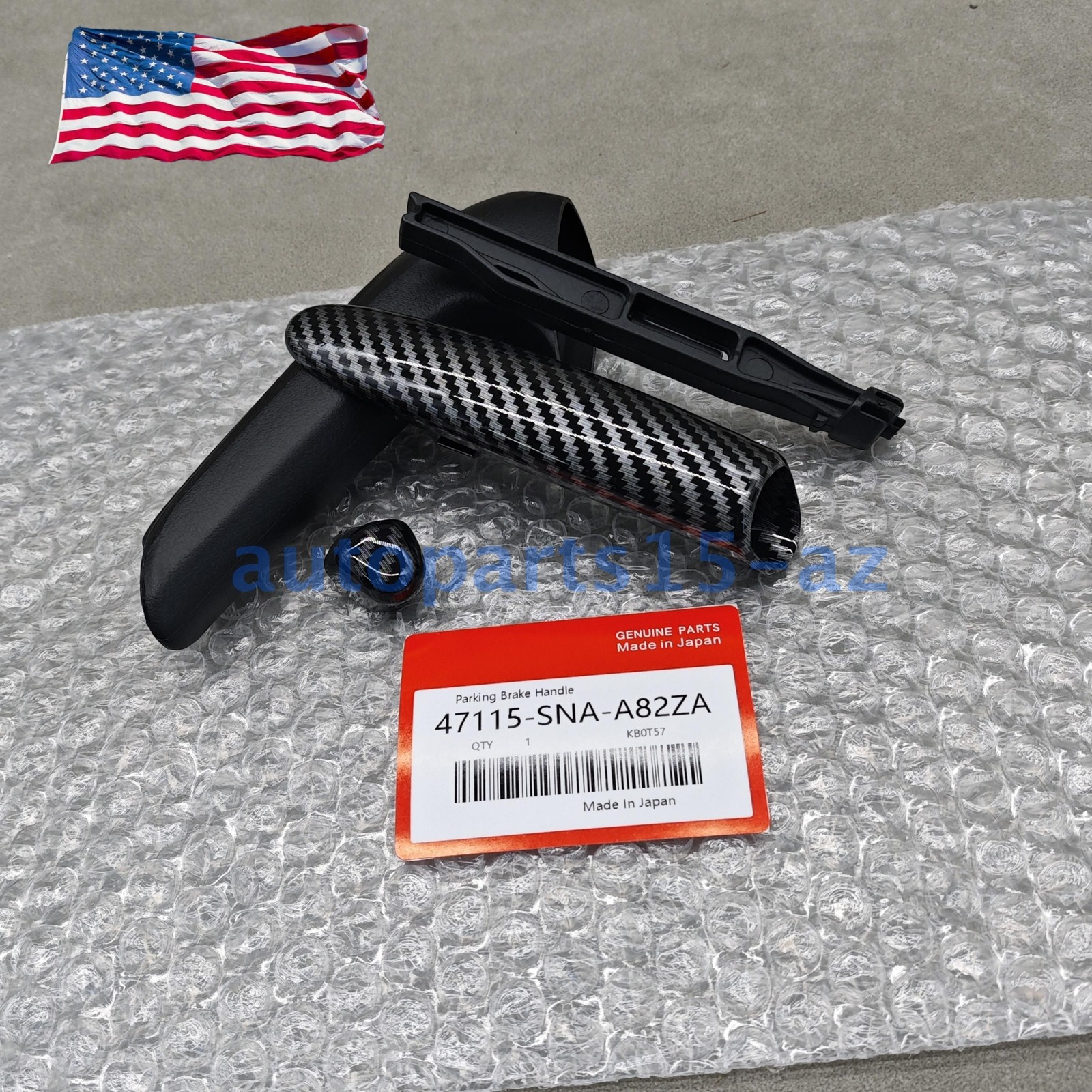 OEM Parking Brake Handle For 2006-2011 Honda Civic Carbon Fiber Black FREE SHIIP