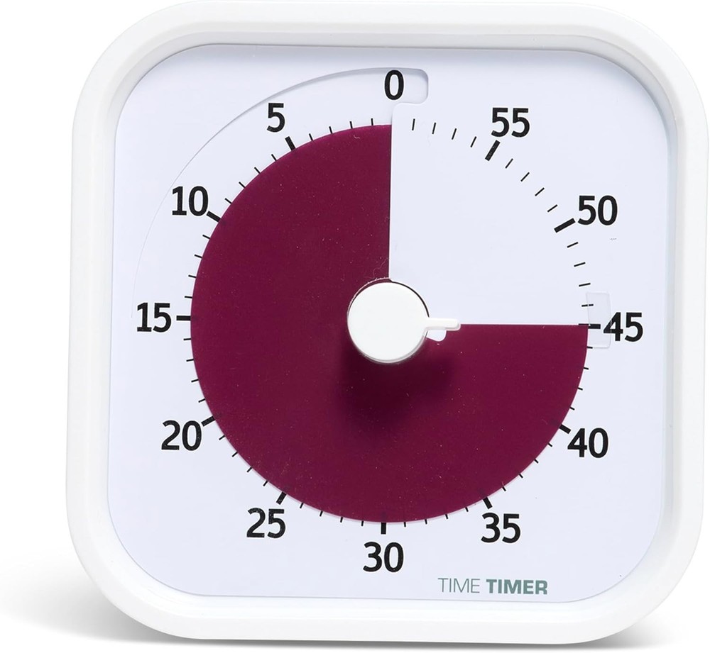 Customizable 60-Minute Visual Timer for Study & Play - Perfect for All Abilities