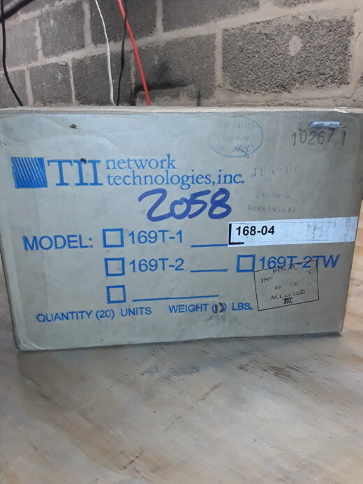 TTI Newwork technologies, Inc. Model 169T-2S
