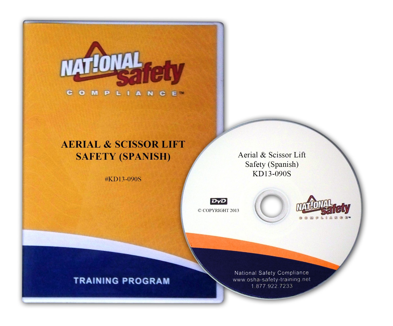 Spanish Aerial & Scissor Lift Safety DVD  Training Kit