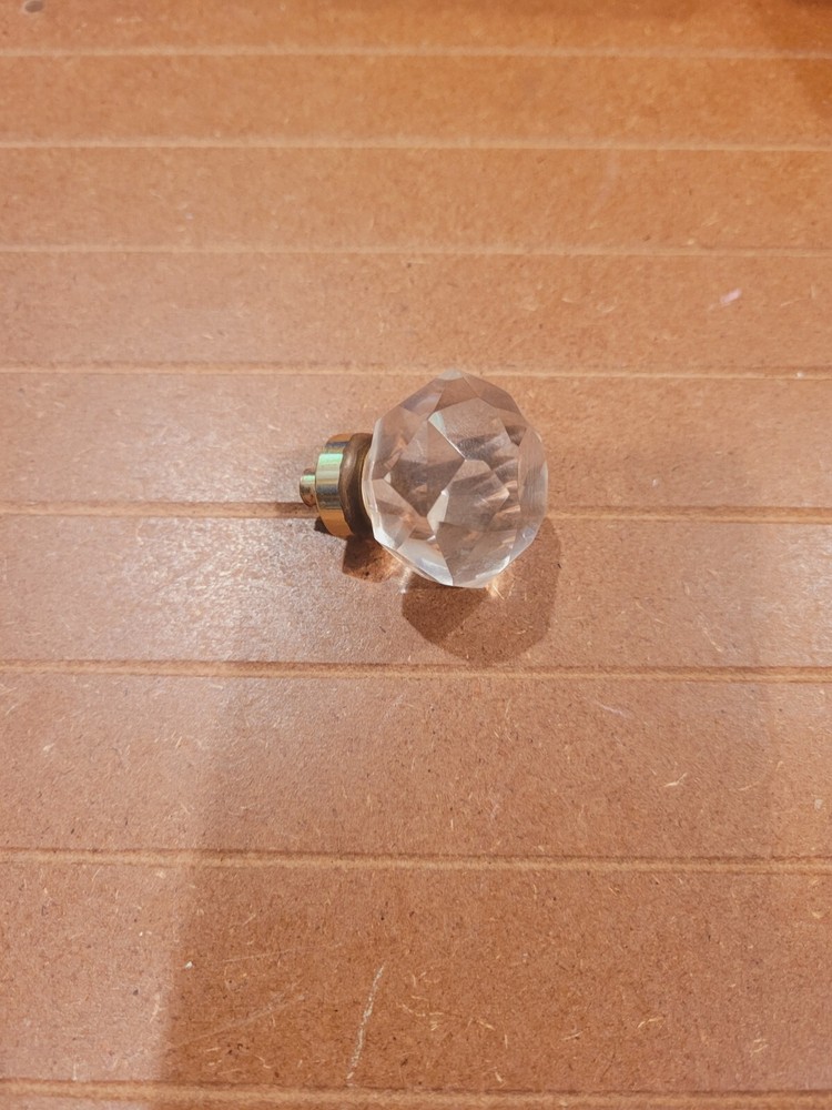 BALDWIN Acrylic Clear Crystal CABINET KNOBS --Baldwin 4951-030