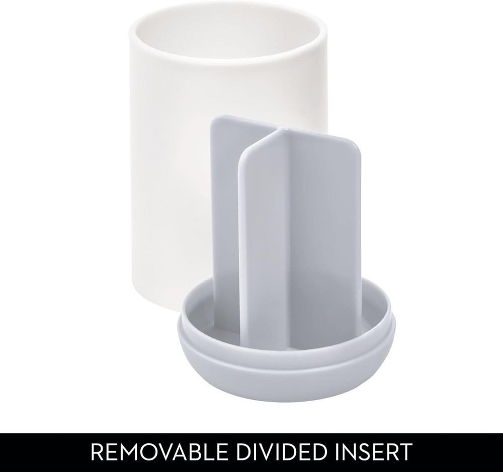 Toothbrush Holder for Normal Toothbrushes, Spin Brushes, and Toothpaste