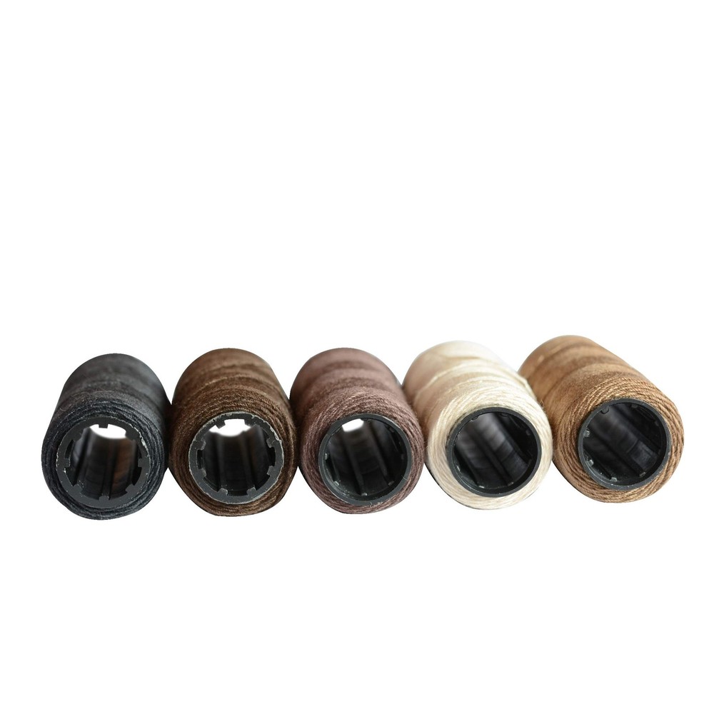 5 Rolls Sewing Threads Weaving Threads Using for Hand Sewing Hair Weft Hair E...