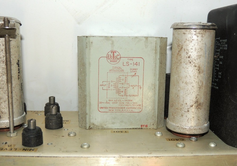 Panoramic Two Tone Generator TTG-2 With UTC LS-141 Hybrid & Repeat Coil Trans